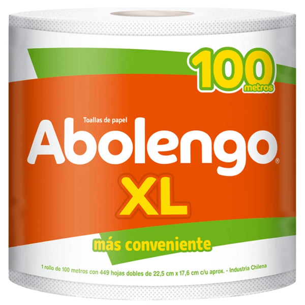 Toalla De Papel Abolengo Xl Absorbente 1 Rollo