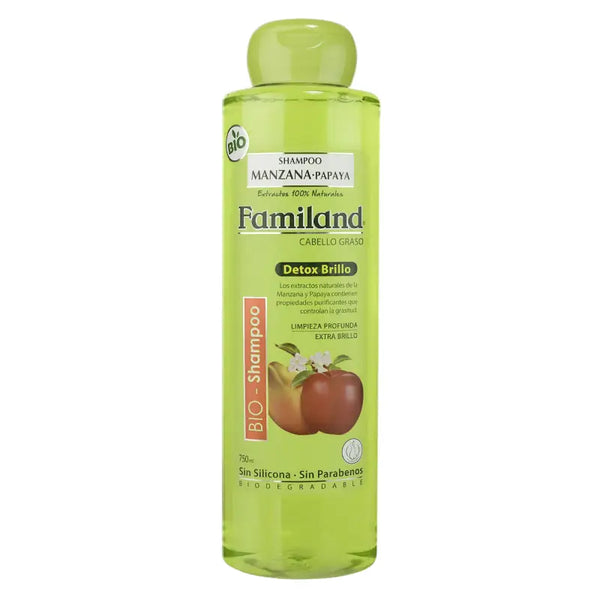 Shampoo Familand Bio 750 Ml Manzana papaya bio