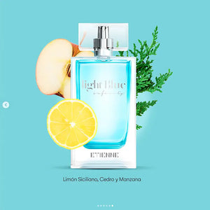Etienne Light Blue Infinity Perfume Mujer Edp 200 Ml