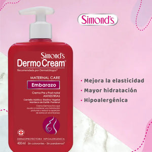Simond's Dermo Cream Corporal Maternal Care Embarazo 400 Ml