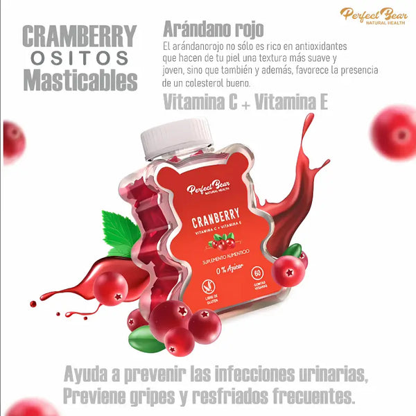 Perfect Bear Suplemento En Gomitas 0% Azúcar 60 Un