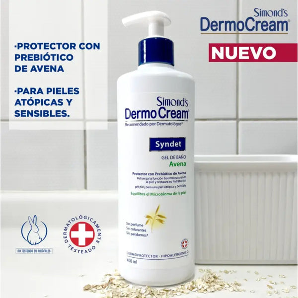 Simond's Dermo Cream Gel De Baño Syndet 400 Ml Avena