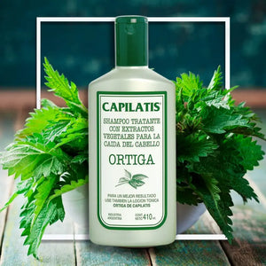 Capilatis Shampoo Ortiga + Concentrado Puro De Ortiga 410 Ml