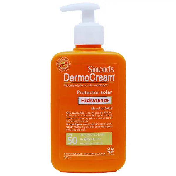 Simond's Dermocream Pantalla Solar Hidratante Spf50 250 Ml