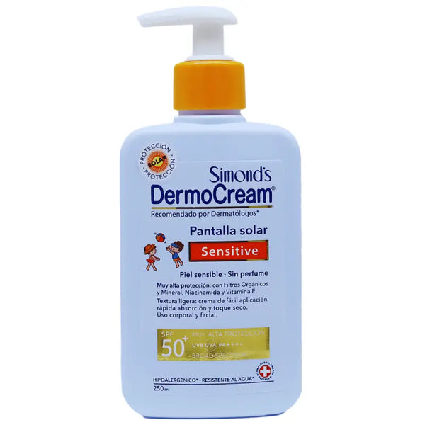 Simond's Dermocream Pantalla Solar Sensitive Spf50+ 250 Ml