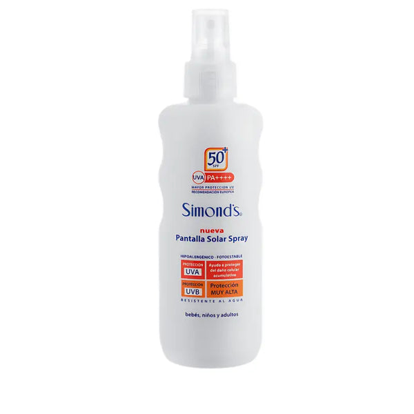 Simond's Pantalla Solar Spf50 Bebe Niños Adultos Spray 190ml