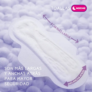 Toalla Nosotras Buenas Noches Ultra Delgada Sensiti-v 28 Un