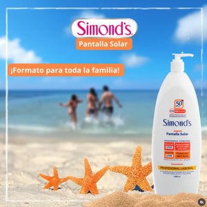 Simond's Pantalla Protector Solar Spf50+ Profesional 1000 Ml