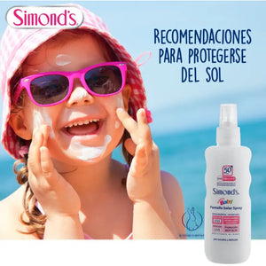 Simond's Protector Pantalla Solar Baby Spf 50+ Spray 190 Ml