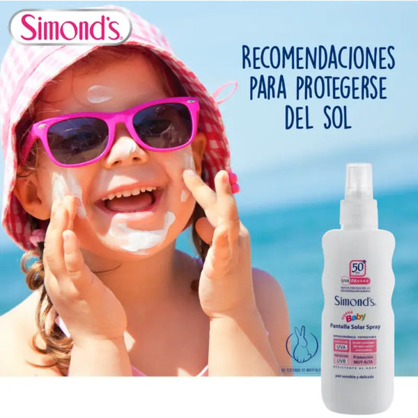 Simond's Protector Pantalla Solar Baby Spf 50+ Spray 190 Ml