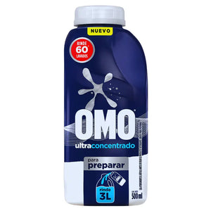 Omo Detergente Líquido Para Diluir 500 Ml Rinde 3lt