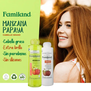 Shampoo Familand Bio 750 Ml Manzana papaya bio