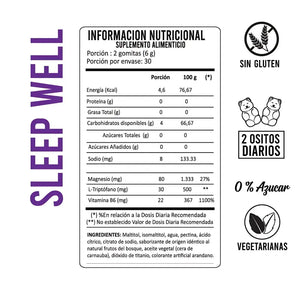 Perfect Bear L Triptófano, Magnesio Y Vitamina B6 60 Gomitas