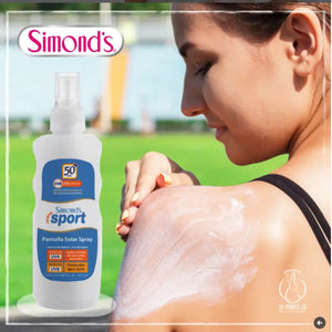 Simond's Sport Bloqueador Pantalla Solar Spf 50+ 190 Ml
