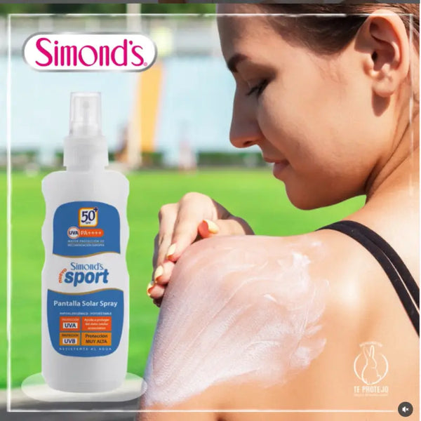 Simond's Sport Bloqueador Pantalla Solar Spf 50+ 190 Ml