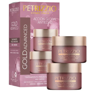Petrizzio Set De Cremas Antiedad Gold Advanced +60 Dia/noche