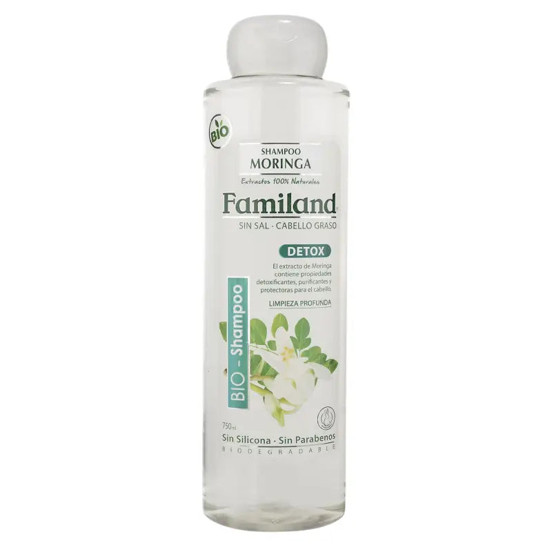 Shampoo Familand Bio 750 Ml Moringa bio sin sal