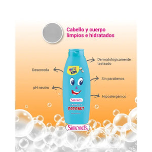 Simond's Shampoo Smile Dermokids 400 Ml BRILLOS COCONUT