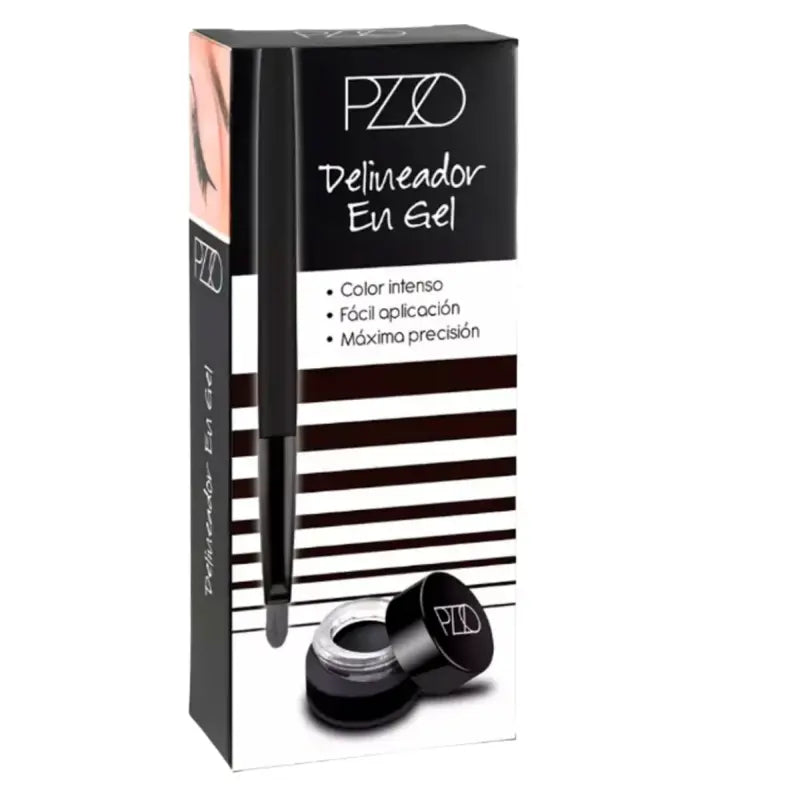 Petrizzio Pzzo Delineador De Ojos En Gel Negro