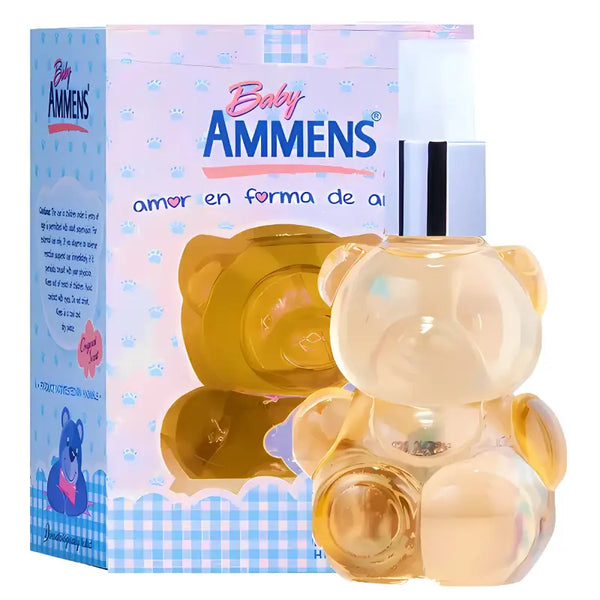 Ammens Baby Colonia Para Bebe Oso Spray 190 Ml Rosado