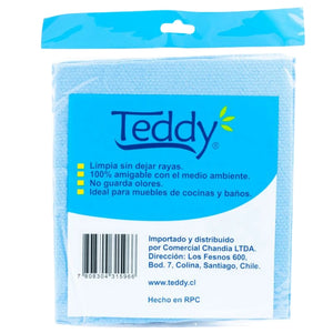 Paño Esponja Ultra Absorbente Teddy 3 Unidades
