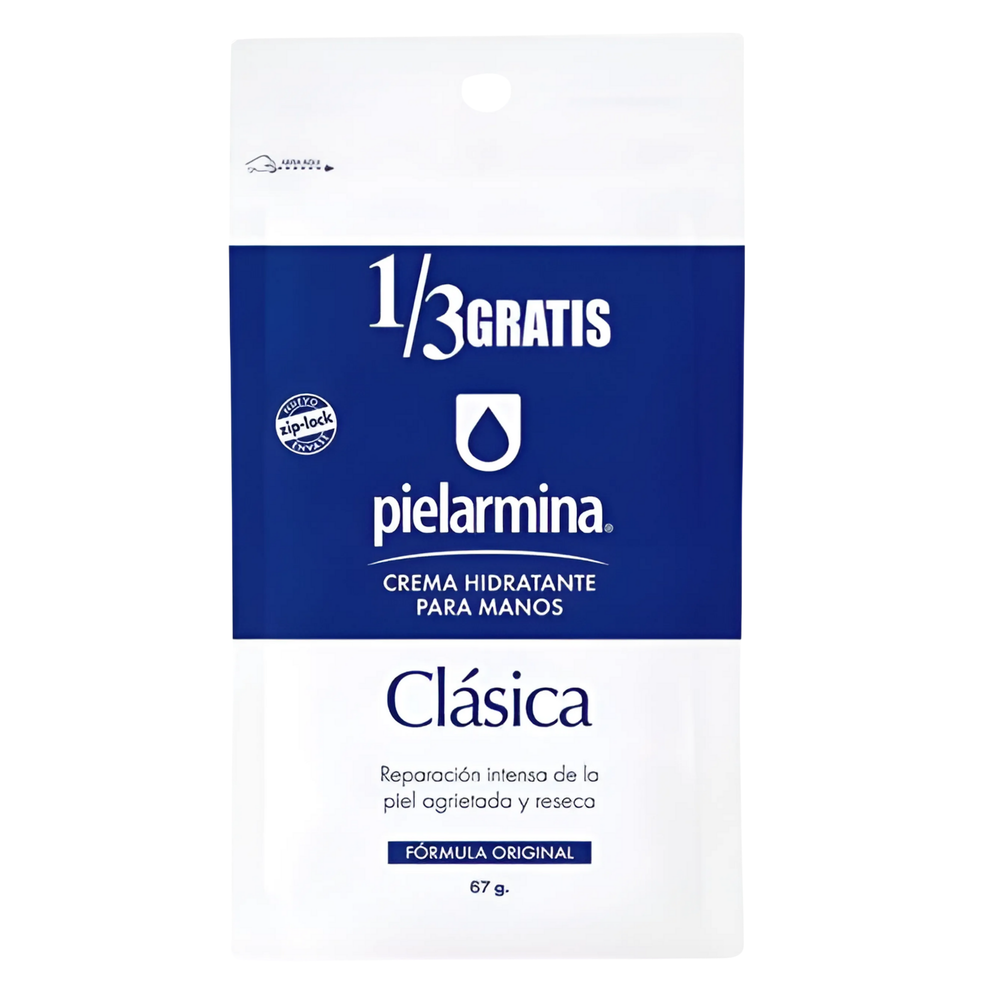 Pielarmina Crema De Manos Bolsa Clásica Fórmula Original 67g