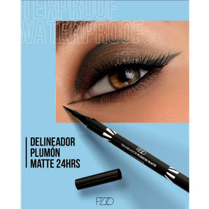 Petrizzio Pzzo Delineador De Ojos Plumón Matte 24h Black