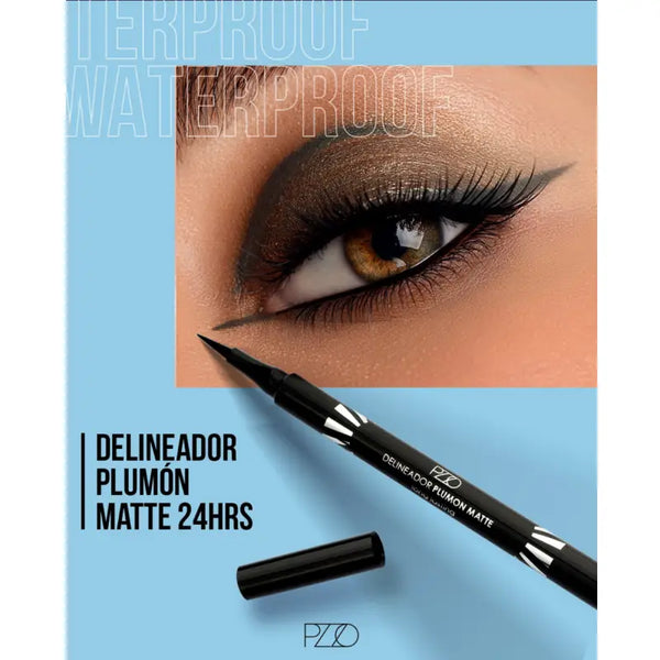 Petrizzio Pzzo Delineador De Ojos Plumón Matte 24h Black