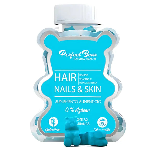 Perfect Bear Hair Nails & Skin Biotina Vitamina C 60 Gomitas