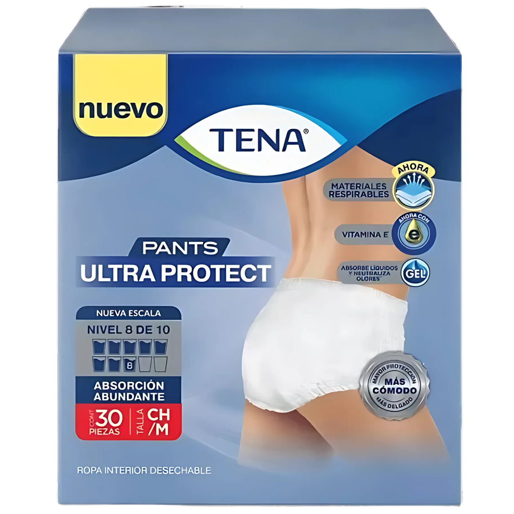 Tena Pants Ultra Protect Ropa Interior x30 Talla CH/M