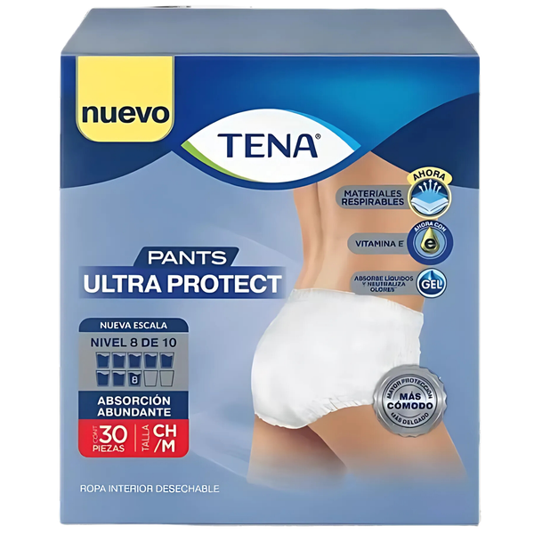Tena Pants Ultra Protect Ropa Interior x30 Talla CH/M