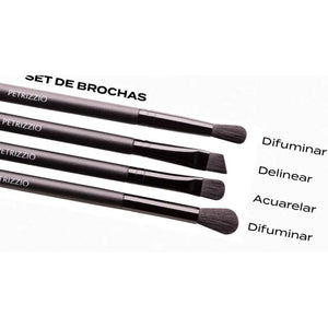 Petrizzio Set De Brochas Para Ojos