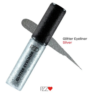 Petrizzio Pzzo Delineador De Ojos Glitter Eyeliner Silver 02