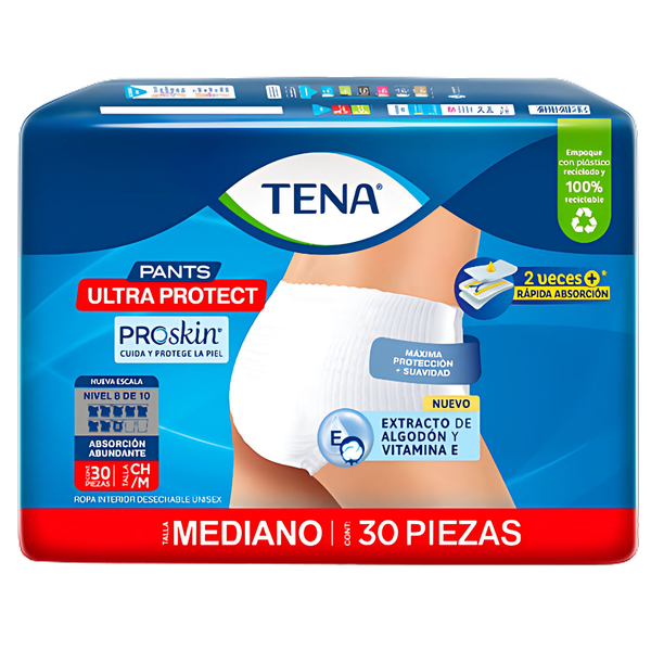 Tena Pants Ultra Protect Pañal Ropa Interior x16 Talla
