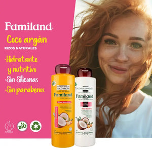 Shampoo Familand Bio 750 Ml Aceite de coco argán bio