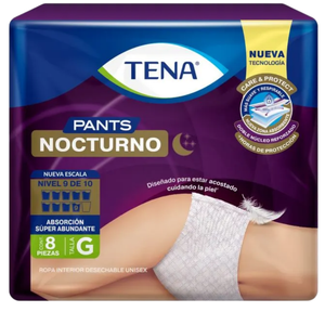 Pañal Adulto Ropa Interior Tena Pants Nocturno Talla G