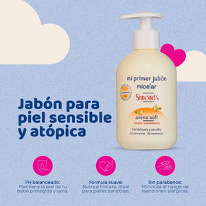 Simond's Mi Primer Jabón Líquido Avena Soft 340 Ml