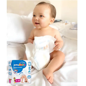 Pañales Emubaby Premium Talla G 18 unidades