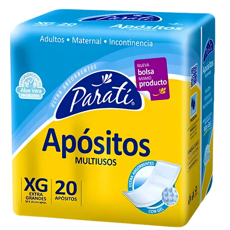 Apósitos Parati Multiuso Talla Xg 20 Unidades