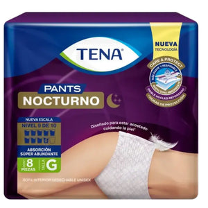 Pañal Adulto Ropa Interior Tena Pants Nocturno Talla G